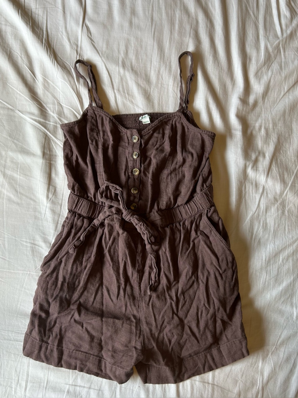 Aerie cotton short romper
